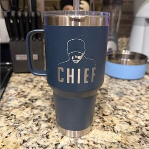 Yeti Eric Church Navy Tumbler with Chief Graphic